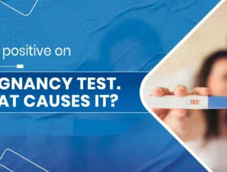 pregnancy test. What causes it