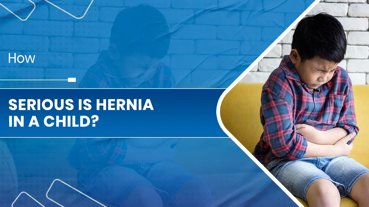 Hernia in a child