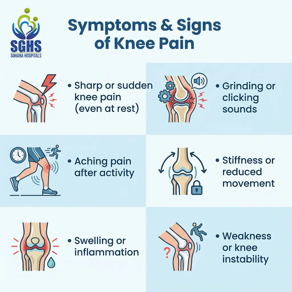 Symptoms & Signs of Knee Pain