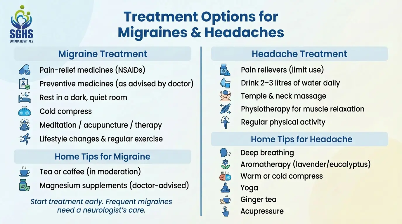 Treatment Options for Migraines and Headaches