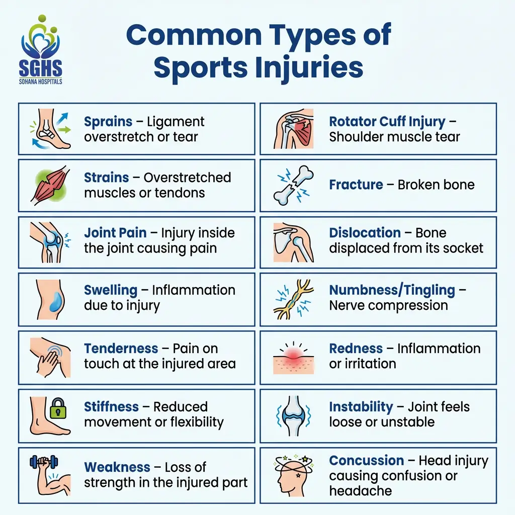 Common Types of Sports Injuries