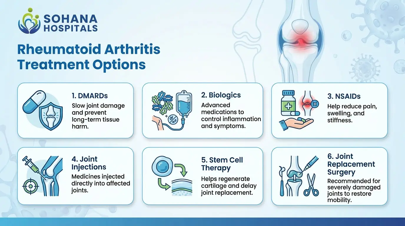Rheumatoid Arthritis Treatment Options