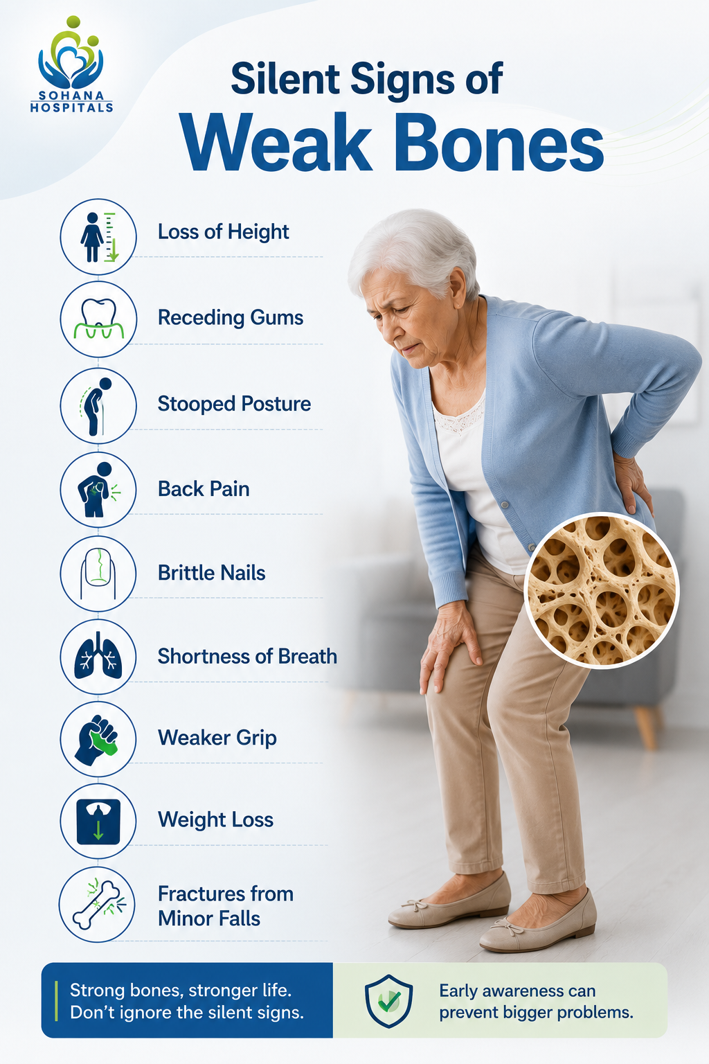 Silent Signs of Weak Bones