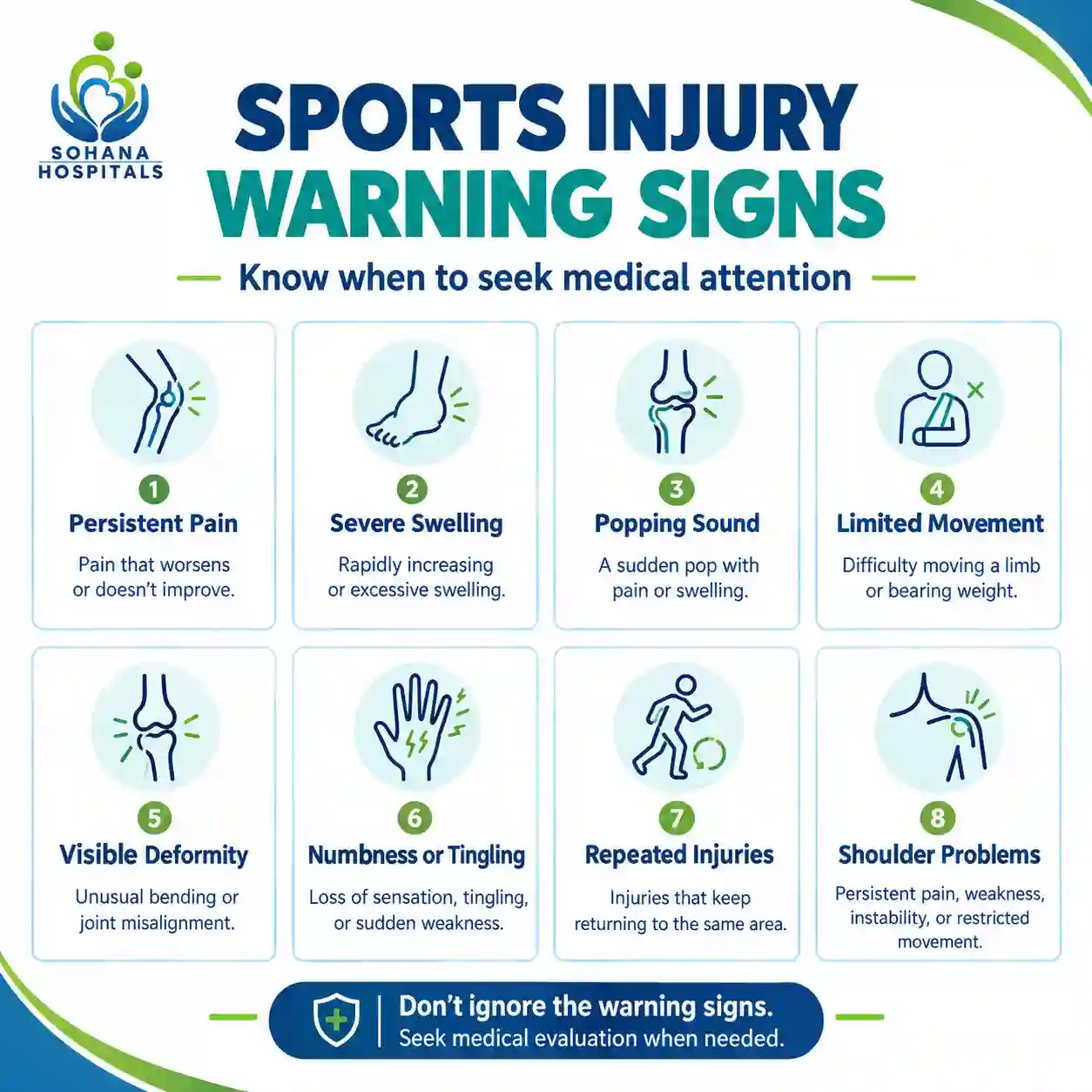 Sports Injury Warning Signs